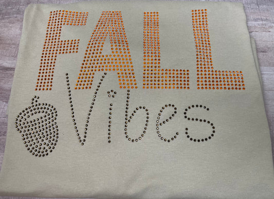 Fall Vibes Bling T-Shirt